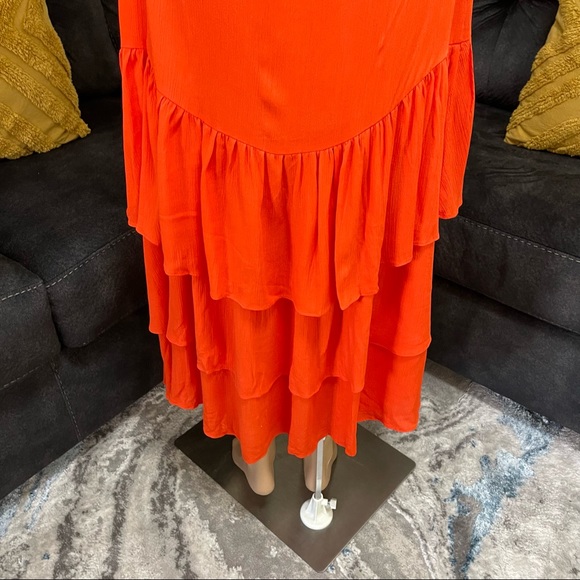 Privacy Please Lucille Maxi Dress in Blood Orange - Picture 8 of 13